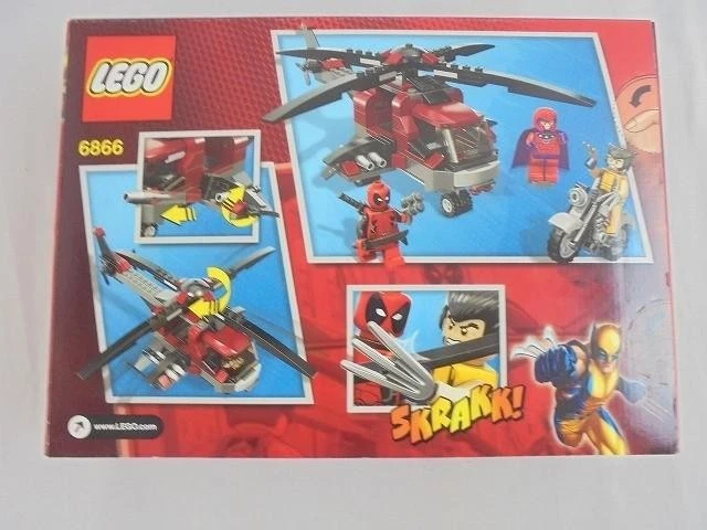 LEGO Marvel Super Heroes X-Men: 6866 Wolverine's Chopper Showdown Deadpool F/S - Image 2 of 4
