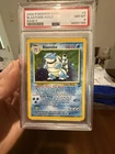 Blastoise 2000 Pokemon Base Set II Holo #2/102 PSA 8