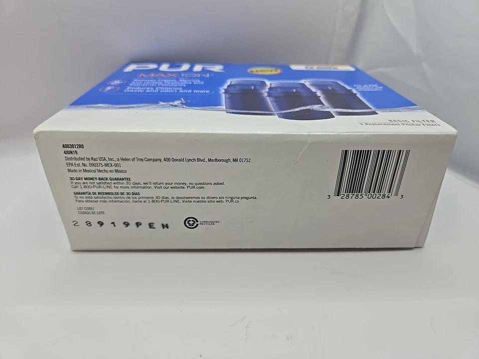 3 PUR Maxion PITCHER Filter Refill Basic (One 3 Pack) PPF900Z Replacement - Image 4 of 4