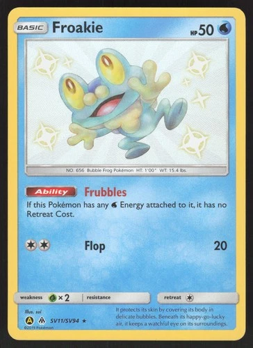 Froakie SV11/SV94 Pokemon TCG Hidden Fates: Shiny Vault NM
