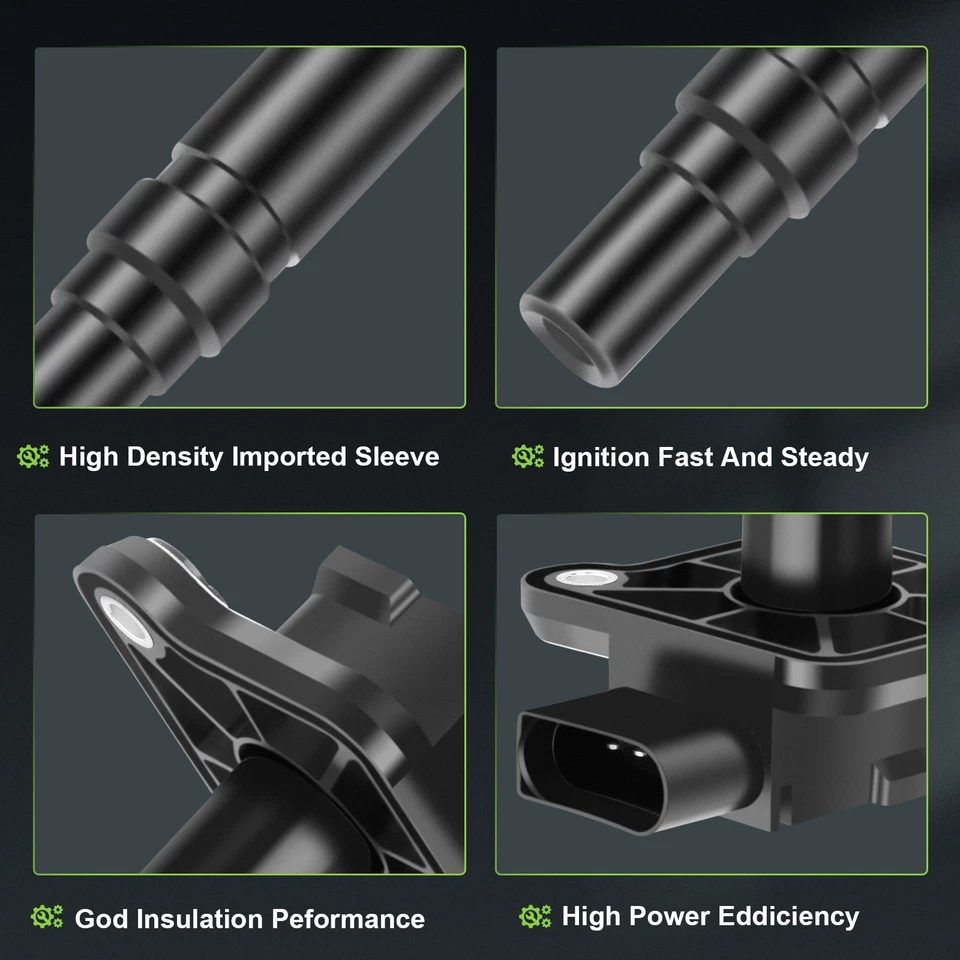 4 For 2000-2001 Volkswagen Golf 1.8L L4 Ignition Coil & Spark Plug UF274 - Image 3 of 4