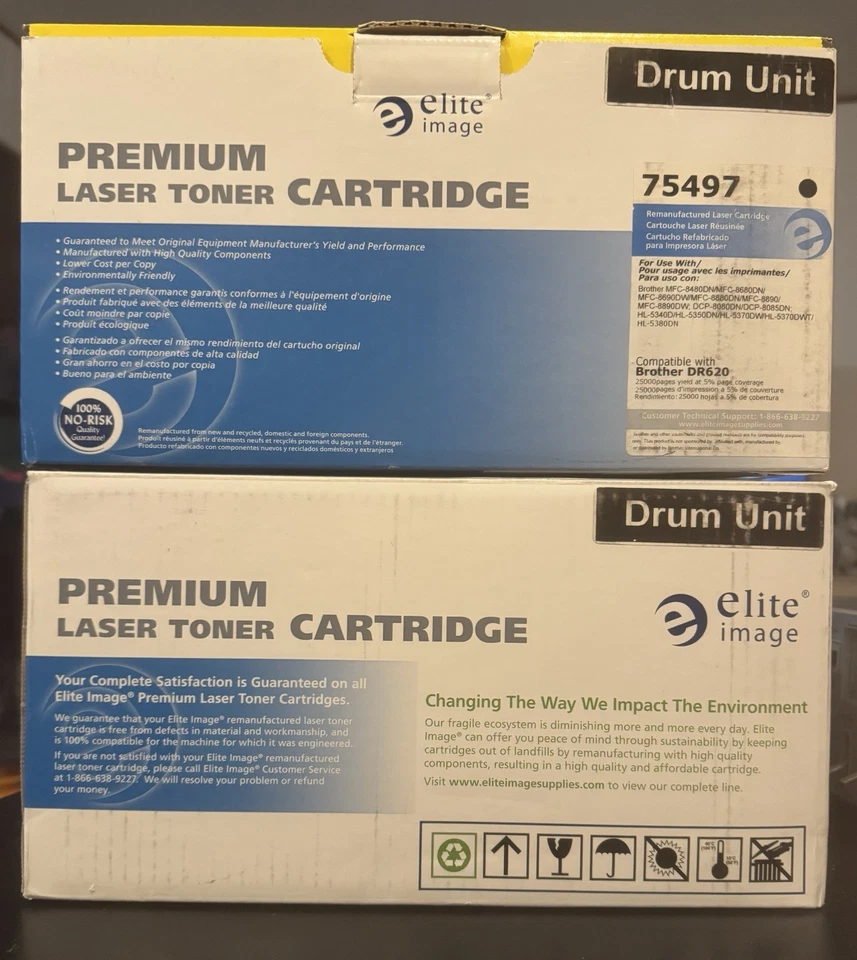 Elite Image 75497 Replacement Drum Replacement for Brother DR620 black - Image 2 of 4