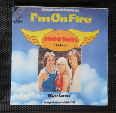 7'' Single  5000 Volts (Airbus)   I'm On Fire