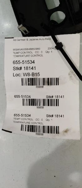 BMW 525I 2004 control de temperatura Foto 3 de 3