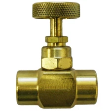 1/4" NPT Brass Needle Valve