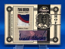 2005 DONRUSS HOF TIMELESS TREASURES AUTO & GAME USED 5/5 FRANK ROBINSON