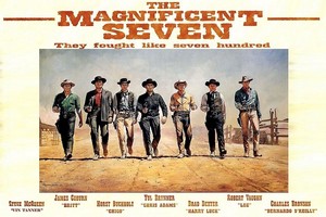 Image result for the magnificent seven 1960 poster