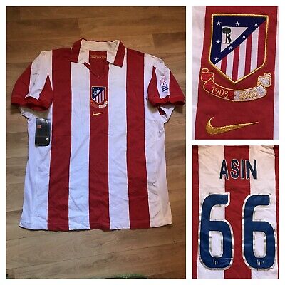 ATLETICO MADRID 2002 2003 CENTENARIO CAMISETA FOOTBALL SHIRT Centenary  JERSEY L