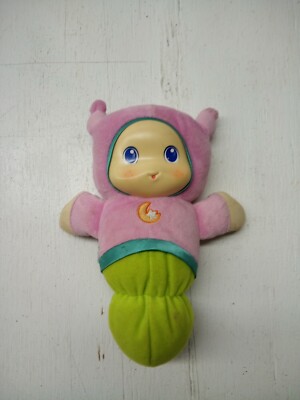 Playskool Pink Glo Worm plush Stuffed Lullaby glow music light Toy