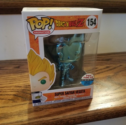 Figuras de vinilo Funko POP Dragon Ball SUPER SAIYAN VEGETA 154# MAJIN