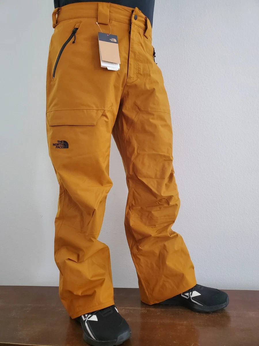 THE NORTH FACE SEYMORE SKI SNOWBOARD WATERPROOF PANTS TIMBER TAN size S-XXL