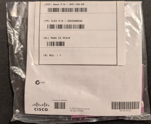 AUTHENTIQUE module émetteur-récepteur Cisco SFP-10G-SR P/N 10-2415-03 NEUF ! - Photo 2/2