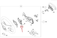 Mercedes-Benz S W222 Lenkrad Kontaktplatte A0994642217 NEU ORIGINAL