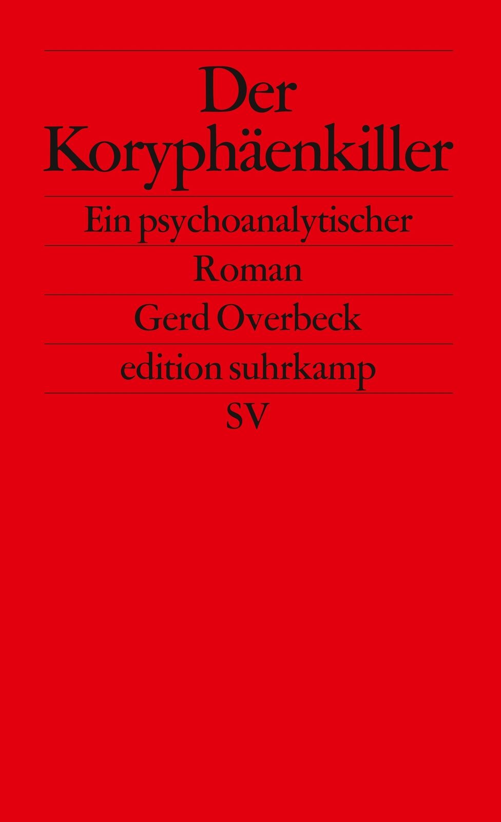 Thumbnail - Gerd Overbeck / Der Koryphäenkiller