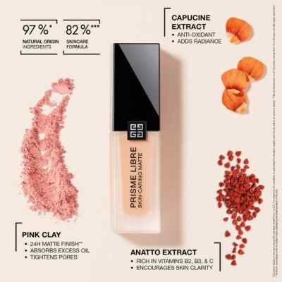 Givenchy Prisme Libre Skin-Caring Matte Foundation choose color
