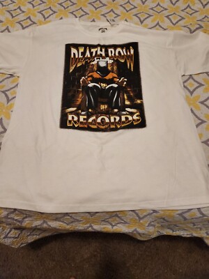 Death Row Records size XL Shirt White.