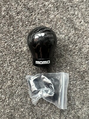 Momo Carbon Look Schwarz Schaltknauf Universal 
