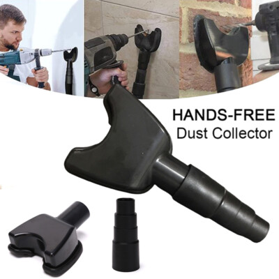1 Set Hands-Free Dust Collector Electric Drill Dustproof Device Woodworking T_$r