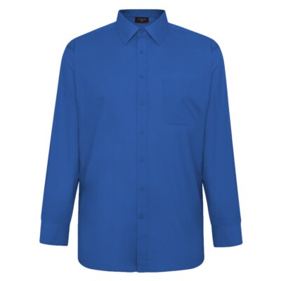 Chemise Homme LUXTON 2XL - Blanche Boutonnée Manches Longues - Neuf Avec étiquettes - Coupe Regular - Formel