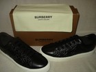 100% AUTHENTIC NEW WOMEN BURBERRY ALBRIDGE TB EMBOSSED LEATHER SNEAKERS US 10.5 — photo 4