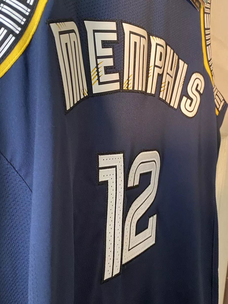 Authentic Ja Morant Memphis Grizzlies Nike City Edition 75th Anniversary  Jersey