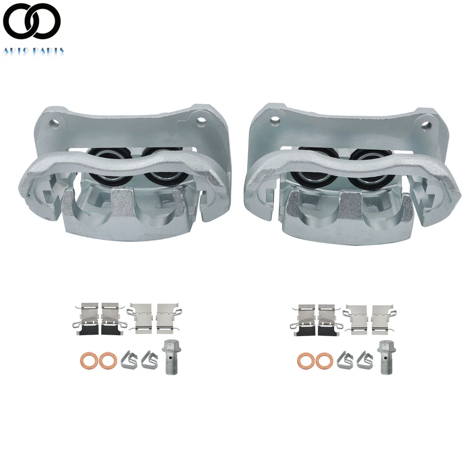 2x Pinzas de freno delanteras con soporte para Toyota Highlander 10-18 Sienna 2011-2018 Foto 3 de 4