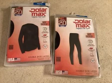 Polar Max youth double base layer midweight 2.0 xxs set