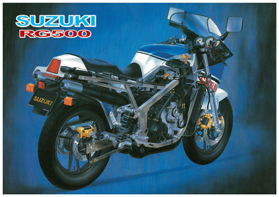 SUZUKI Poster RG500 Gamma 1985 1986 1987 Suitable to Frame | eBay