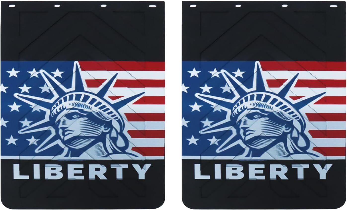 Universal 24x36 Rubber Mud Flaps for Pickup & Semi Truck 2-Pack-image