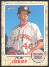 2017 Topps Heritage Minor League Edition Felix Jorge #55