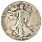 1919 Walking Liberty Half Dollar US 90% Silver 50 Cent Coin Philadelphia Mint