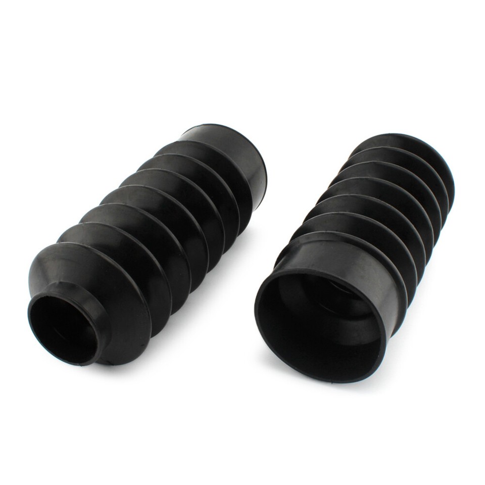 Front Fork Shock Boots Dust Cover Rubber For Harley Nightster 975 RH975