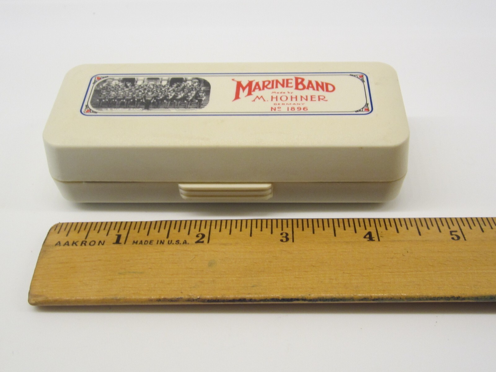 Harmonica M. Hohner Marine Band No. 1896 A440 Key Of C Case Included