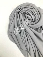Chiffon Scarf Hijab High Quality Elegant Sarong Shawl Wrap Plain Maxi Soft