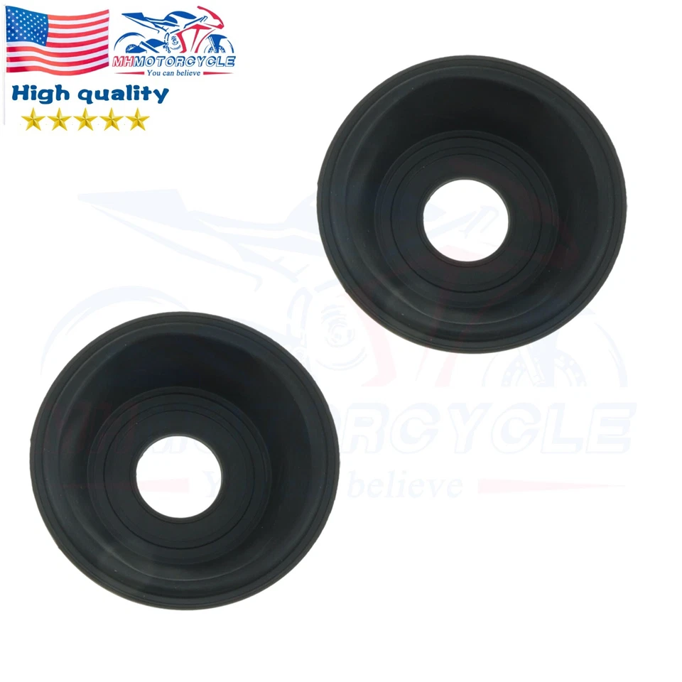 2x Kawasaki EN500 1996-2009 Vulcan 500 Carburetor repair kit diaphragm plunger Foto 3 de 4