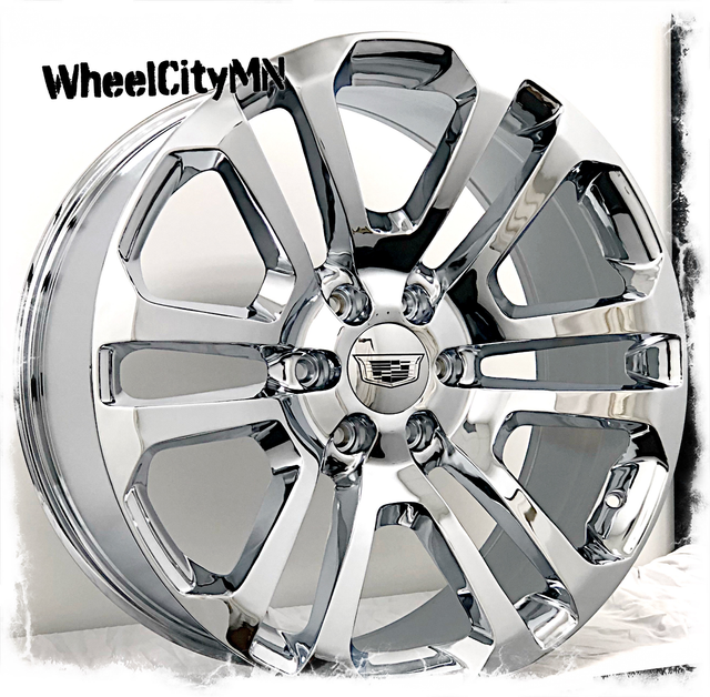 22 inch chrome 2016 2017 CK158 Cadillac Escalade OE replica wheels 6x5