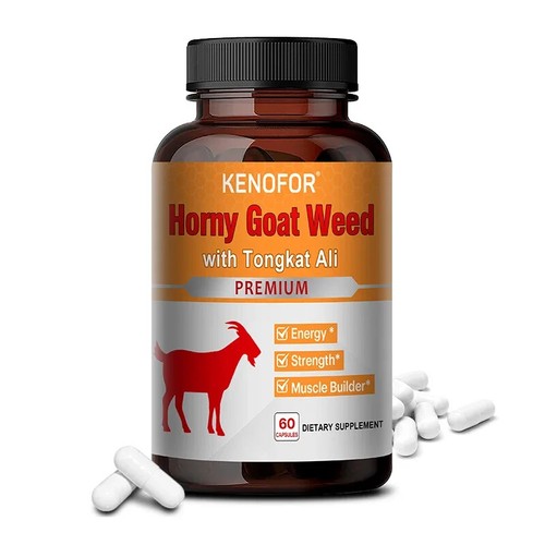 Horny Goat Weed - 7000 Mg/serving, High Strength - Male Enhancement - Imagen 1 de 10