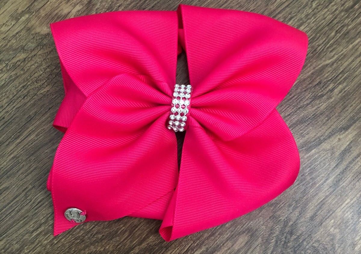 JOJO SIWA PINK HAIR BOW WITH DIAMANTE DETAIL UK