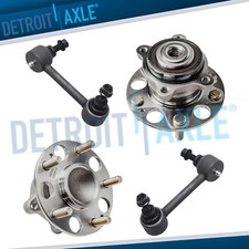 Conjunto de barras estabilizadoras de cojinete de rueda trasera y buje para Acura TSX Honda Accord Hybrid