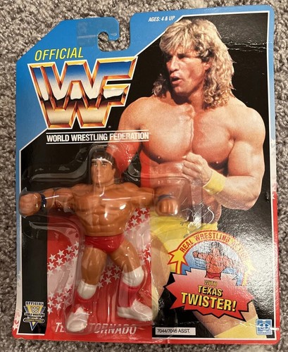 WWF HASBRO MOC MINT ON CARD TEXAS TORNADO SERIES 3...