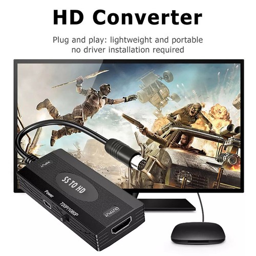 HDMI-Compatible Converter SS To HD For Sega Saturn Console DC5V 1080P 16:9/4:3 - Picture 8 of 10