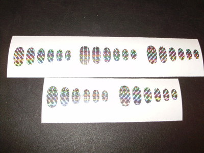 1 French Blade Die Prism Holo Design Fishing Lure Tape 40 Pack In 15