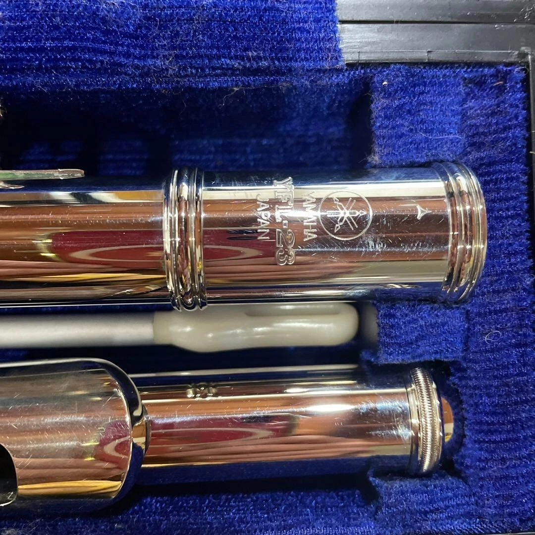 YAMAHA Flute YFL-23 Nickel Silver Instrument Music With Hard Case
