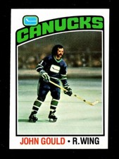 1976-77 TOPPS #85 JOHN GOULD VANCOUVER CANUCKS NM-MT