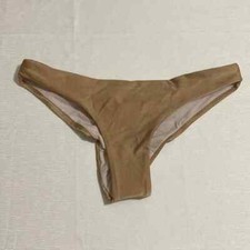 PILYQ Cliff Basic Ruched Teeny Bikini Bottom Women's Size M or L