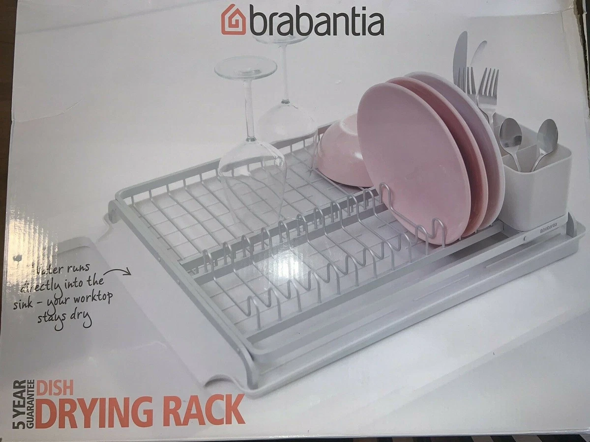 Brabantia Compact Dish Drying Rack Gray NEW OPEN BOX Unused