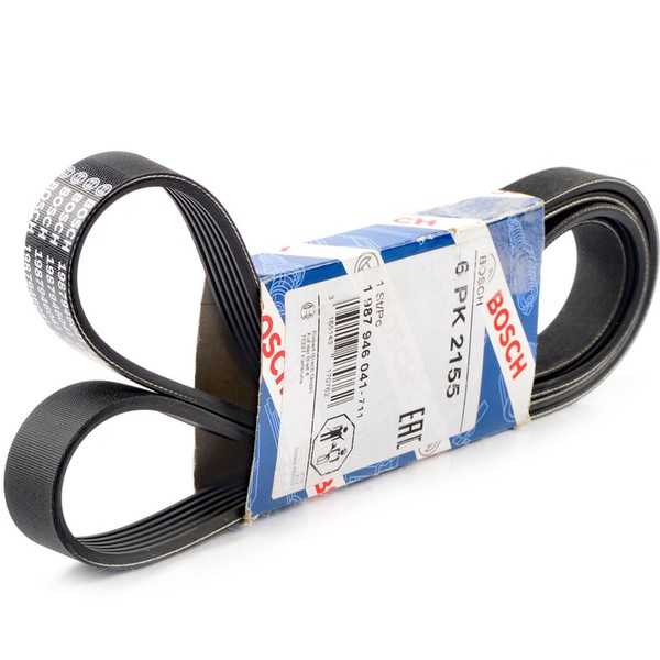 Bosch 1987946041 Keilrippenriemen 6PK2155 FüR M-B C C204 S202 S204 W202 W204-image