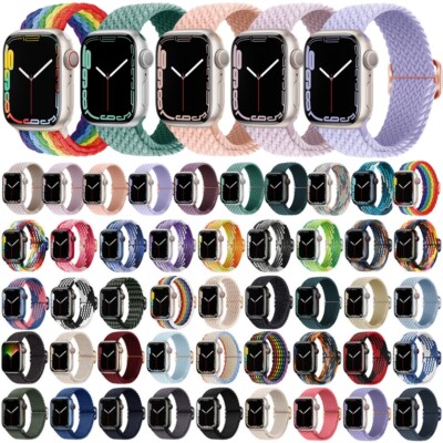 Nylon Sport Ersatz Armband Für Apple Watch Ultra 4 5 6 7 8 9 10 SE 44/41/45/49mm
