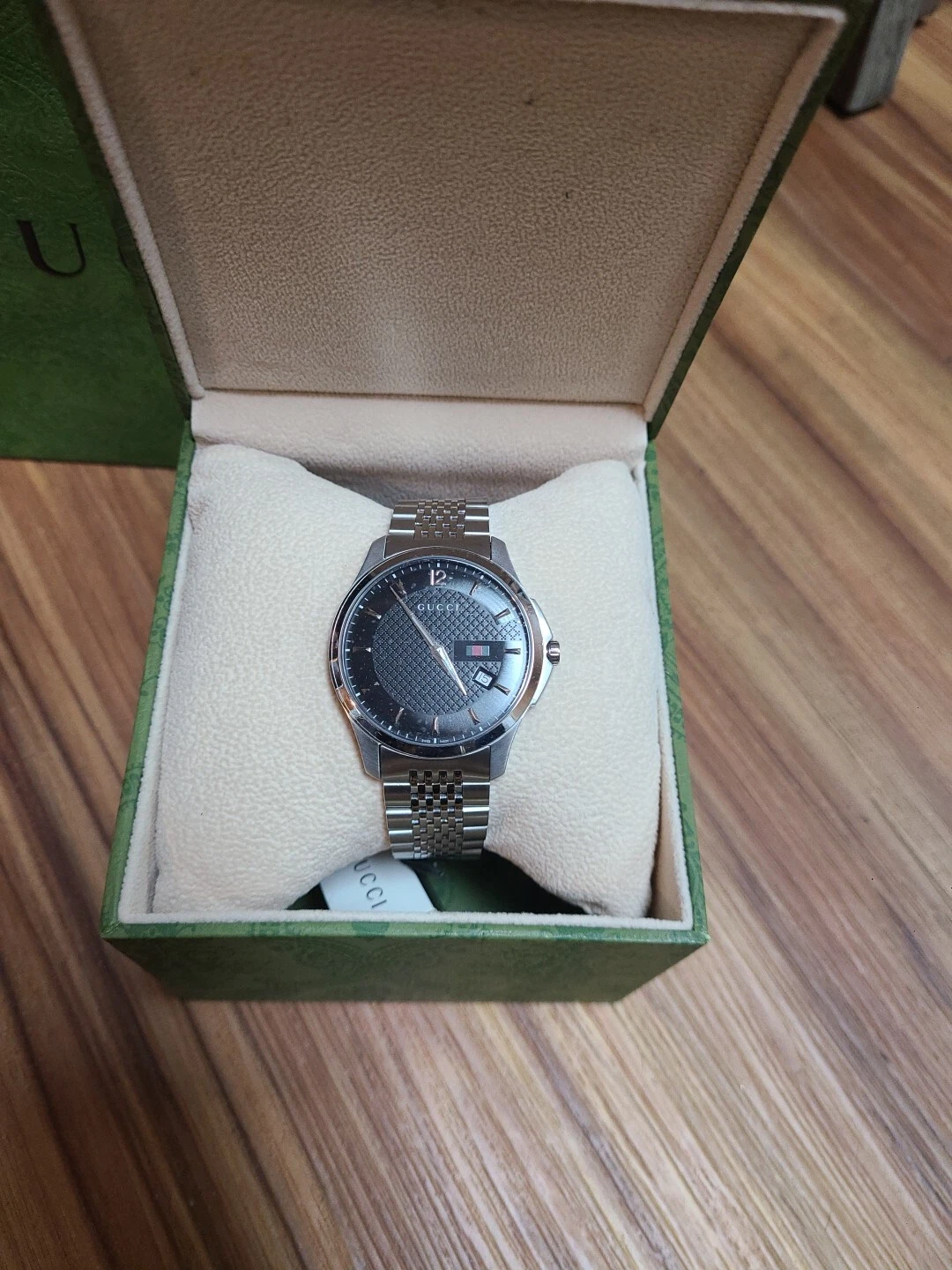 montre homme gucci acier inoxydable