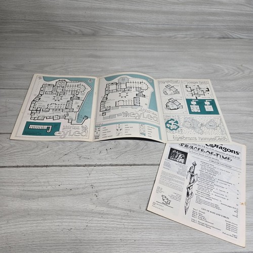 Advanced Dungeons & Dragons 1st Edition Module I8 Ravager Of Time TSR 9169 A3 - Picture 4 of 6